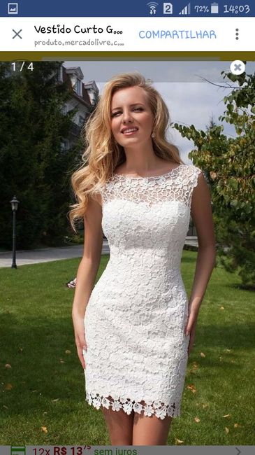 #votação  vestido casamento civil - 2