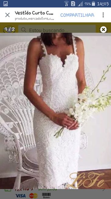 #votação  vestido casamento civil - 3