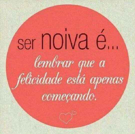 Ser noiva é... - 1
