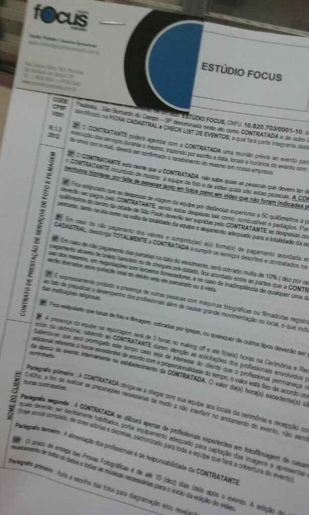Contrato fechado - 1