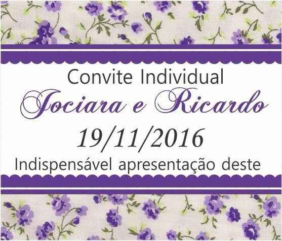 Convite individual - 1