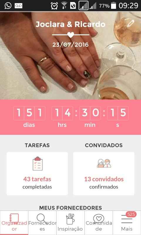 Antecipando a data - 1