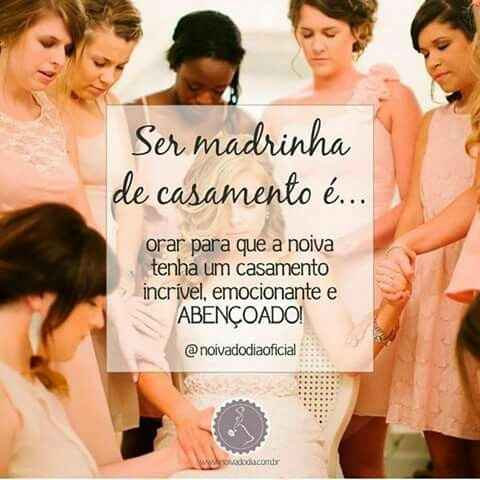 Ser madrinha de casamento..... - 1