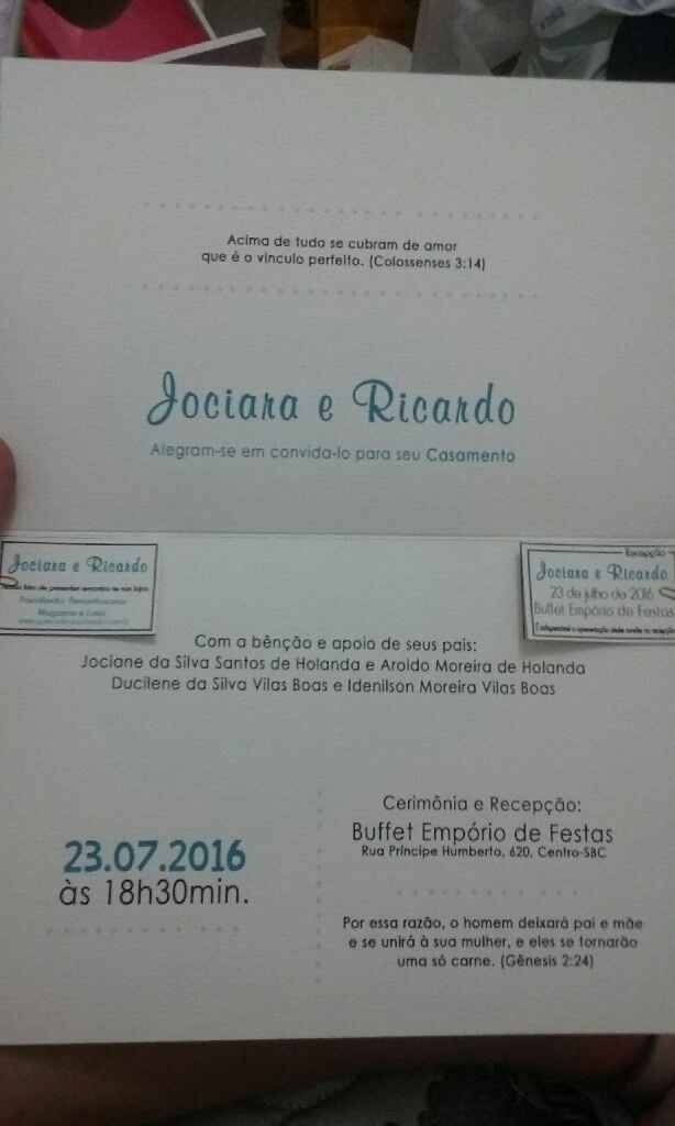 Apaixonada pelo meu convite - 1