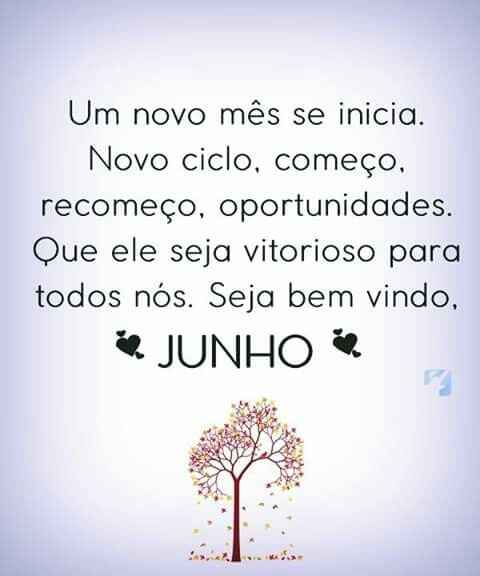 Seja bem vindo junho - 1