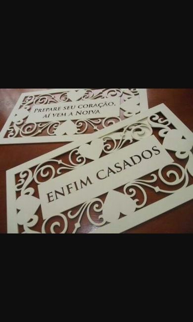 Plaquinhas no casamento??? - 1