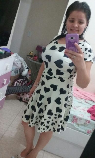 Experimentando o vestido do noivado - 4