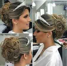 Penteado Preso, com franja