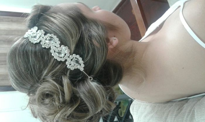 Meu teste de penteado...!!! mudanças!! semana de correria! - 2