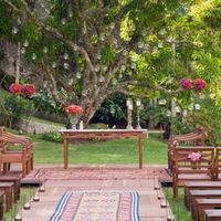 ornamentação da cerimônia