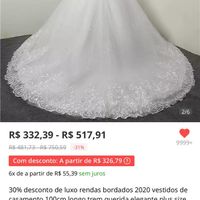 Vestido de noiva barato - 1