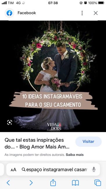 Qual foi a última busca que você fez na internet sobre o seu casamento? 3