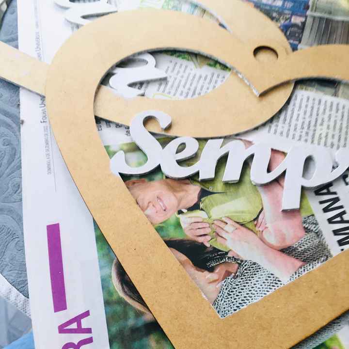 Diy - Placa para as cadeiras dos noivos - 1