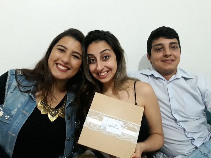 Comecei a entregar os convites dos padrinhos - 6