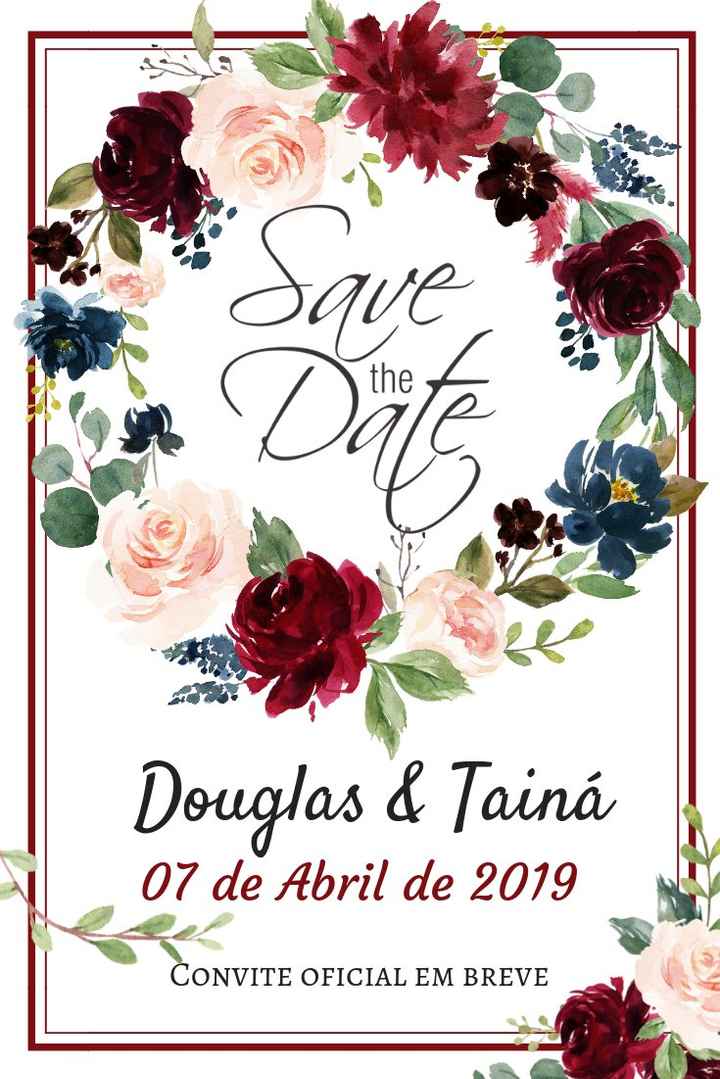 Meu Save the Date 