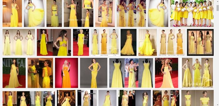 VESTIDOS AMARELO