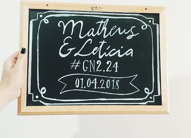  Minhas plaquinhas personalizadas em lousa ❤️ #vemver - 2