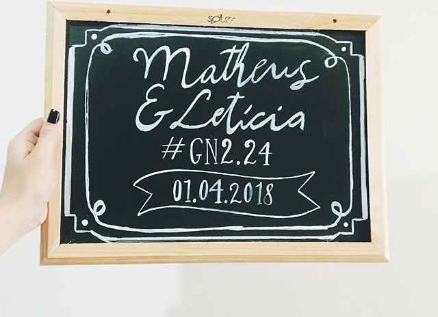  Minhas plaquinhas personalizadas em lousa ❤️ #vemver - 2