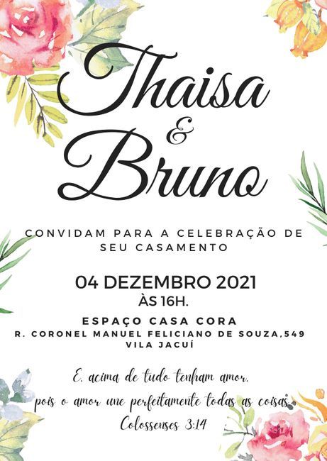 Qual desses convites você usaria? 1