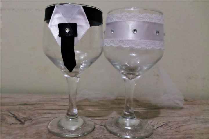 Minhas taças de noivos *-*
