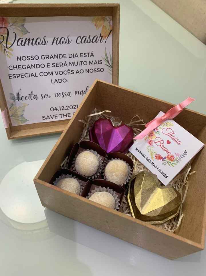 Caixa dos Padrinhos e Madrinhas - 1
