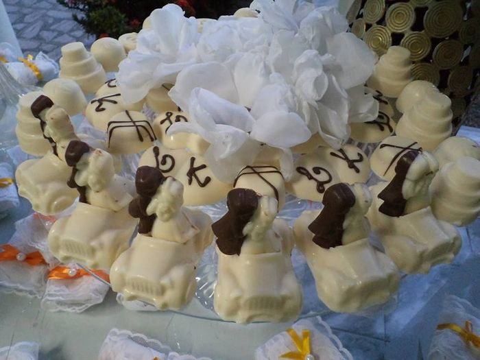 mesa de chocolates