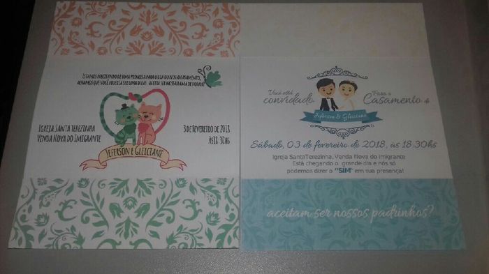 Convites padrinhos e daminhas #vemver - 1