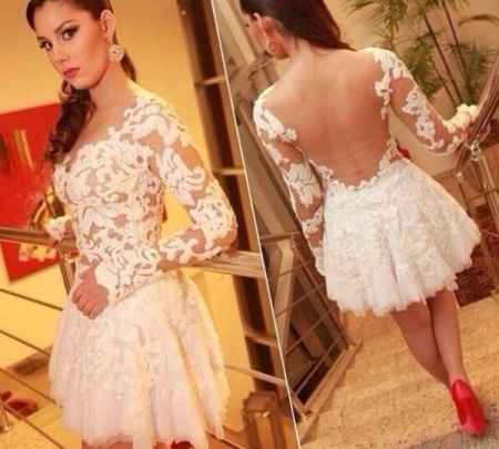 Qual dos vestidos para o casamento cívil??? - 1