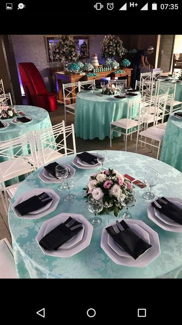 mesa azul tiffany