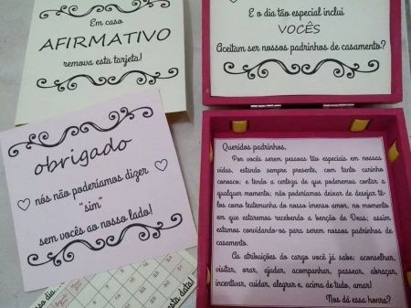Convite dos padrinhos - 1
