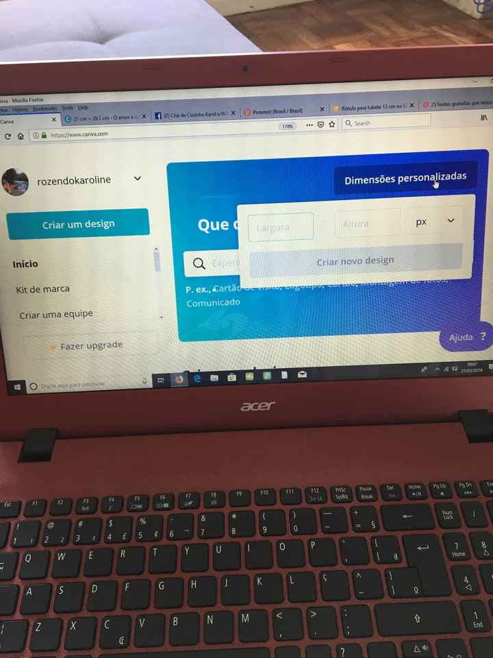 Tutorial canva - como fazer convites - 1