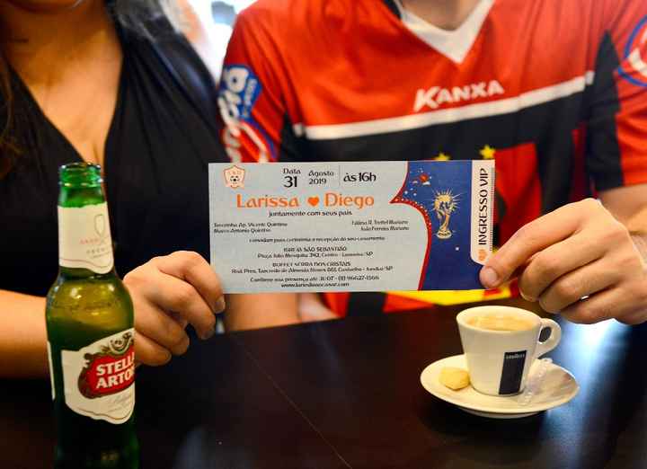 Ingresso para o nosso dia!