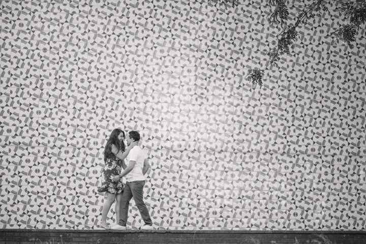 Painel do Athos Bulcão - Instituto de Artes