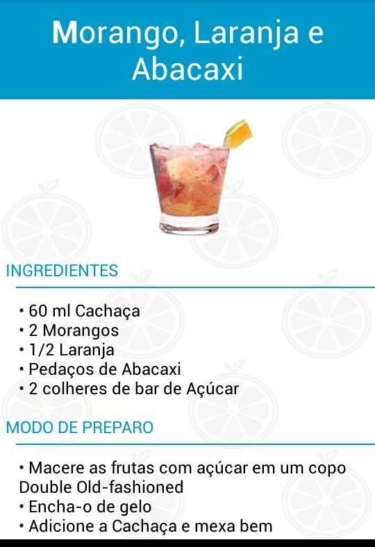 Drinks com e sem álcool.. - 13