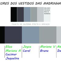 Cores para Madrinhas e Padrinhos