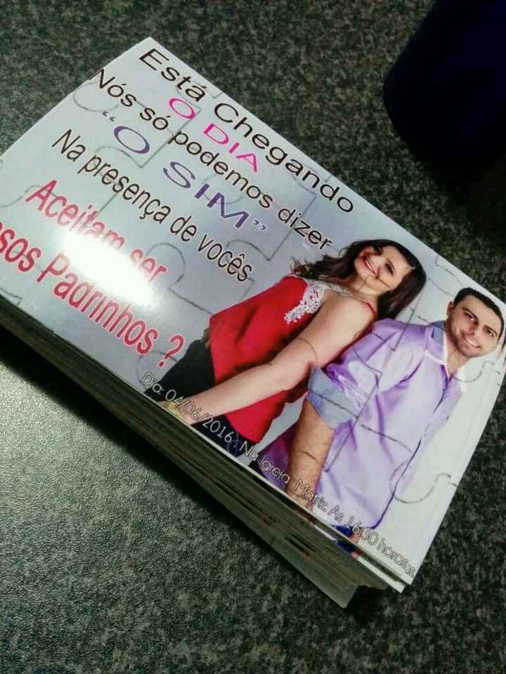 Primeira parte do convite dos padrinhos - 1