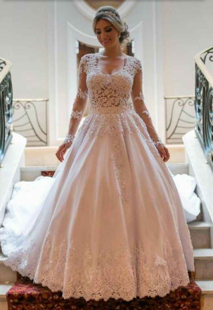 "meu" vestido de noiva hahah - 1