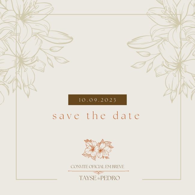 o Save the Date 2