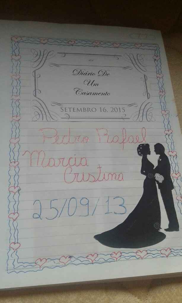 Caderno para noivas - 2