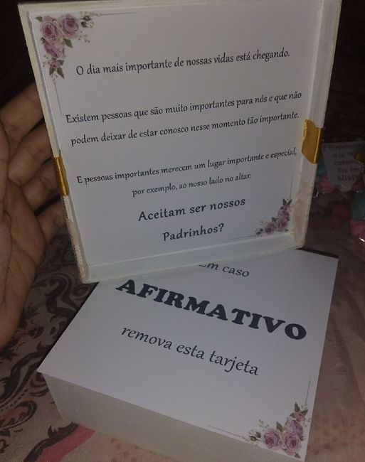 Convite dos Padrinhos #vemver - 2