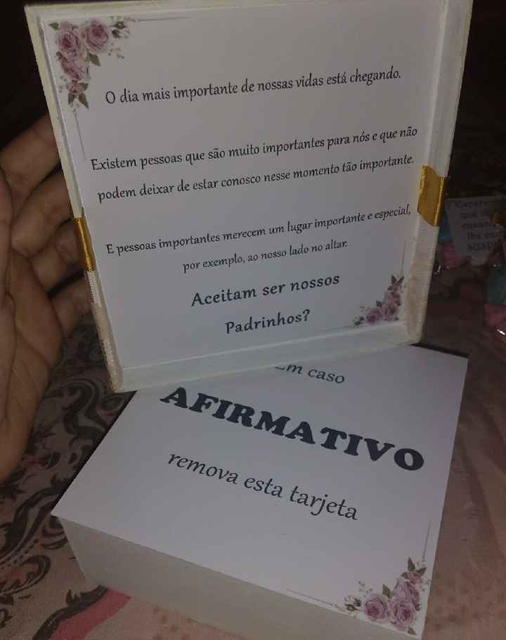Convite dos Padrinhos #vemver - 2