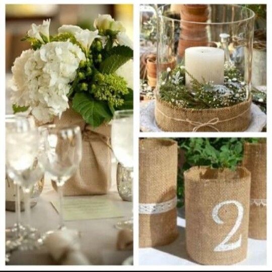Centro de mesa ( casamento rústico) - 3