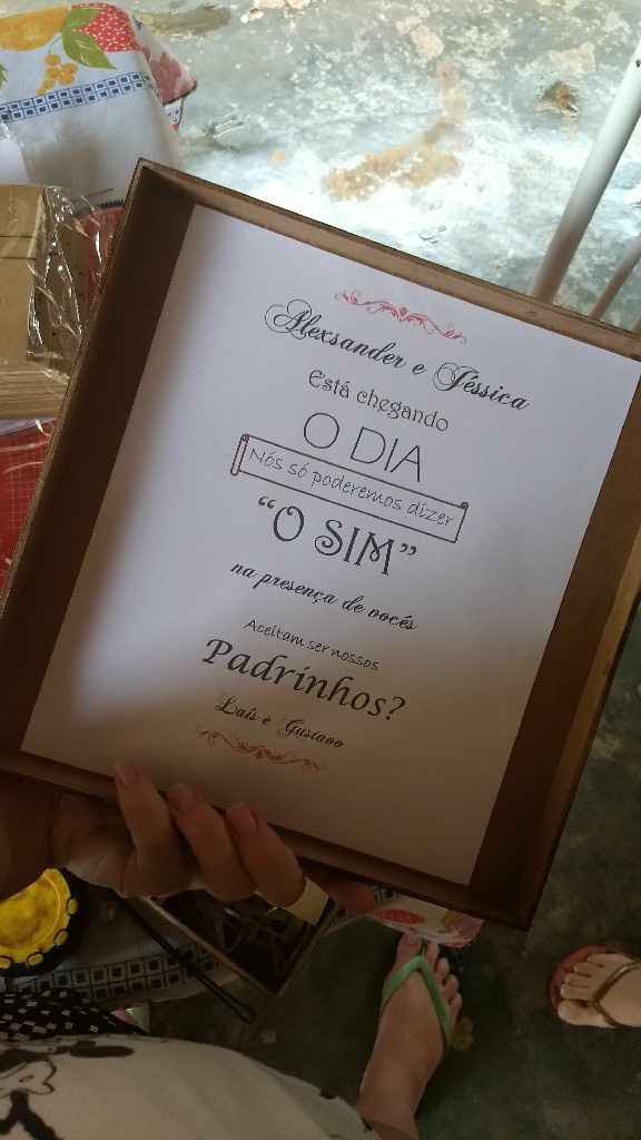 Lembrancinha para padrinhos - 5