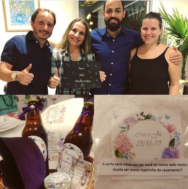 Convidando os padrinhos e as Demoiselles 3