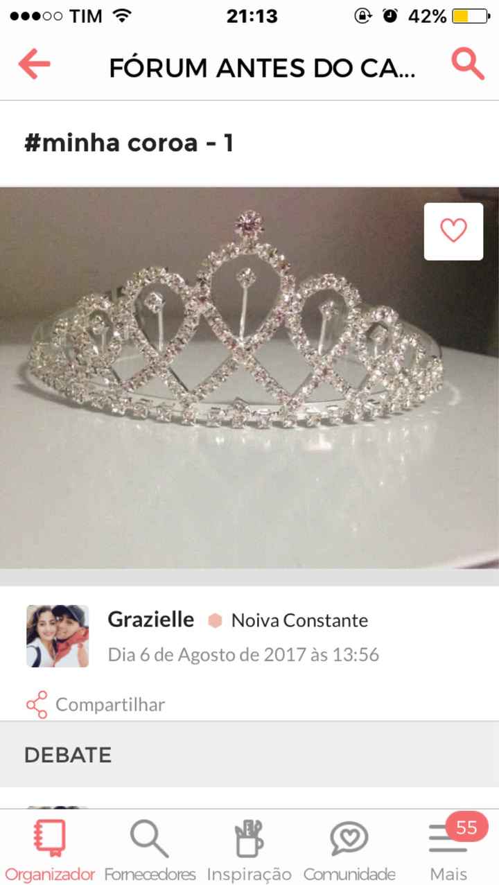  #opinem coroa x tiara me ajudeeeeem - 1