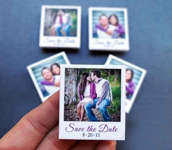 Save the date estilo foto polaroid!