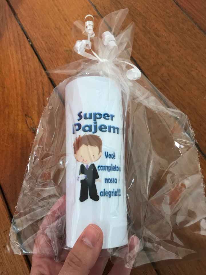 Lembrancinha para os casais de padrinhos - 3
