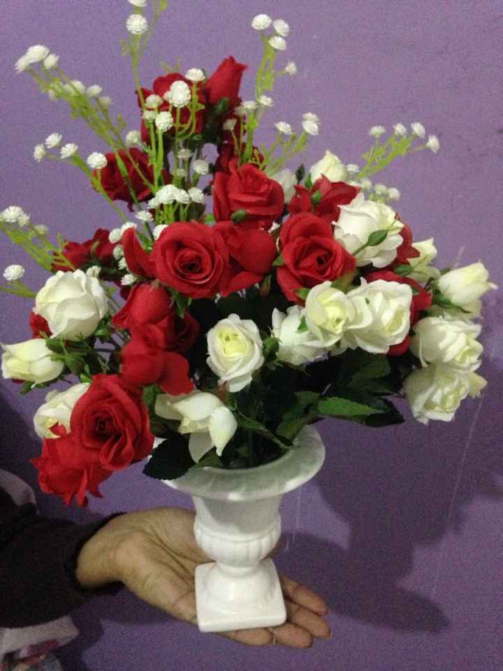 Minhas flores artificiais que comprei na 25 - 1