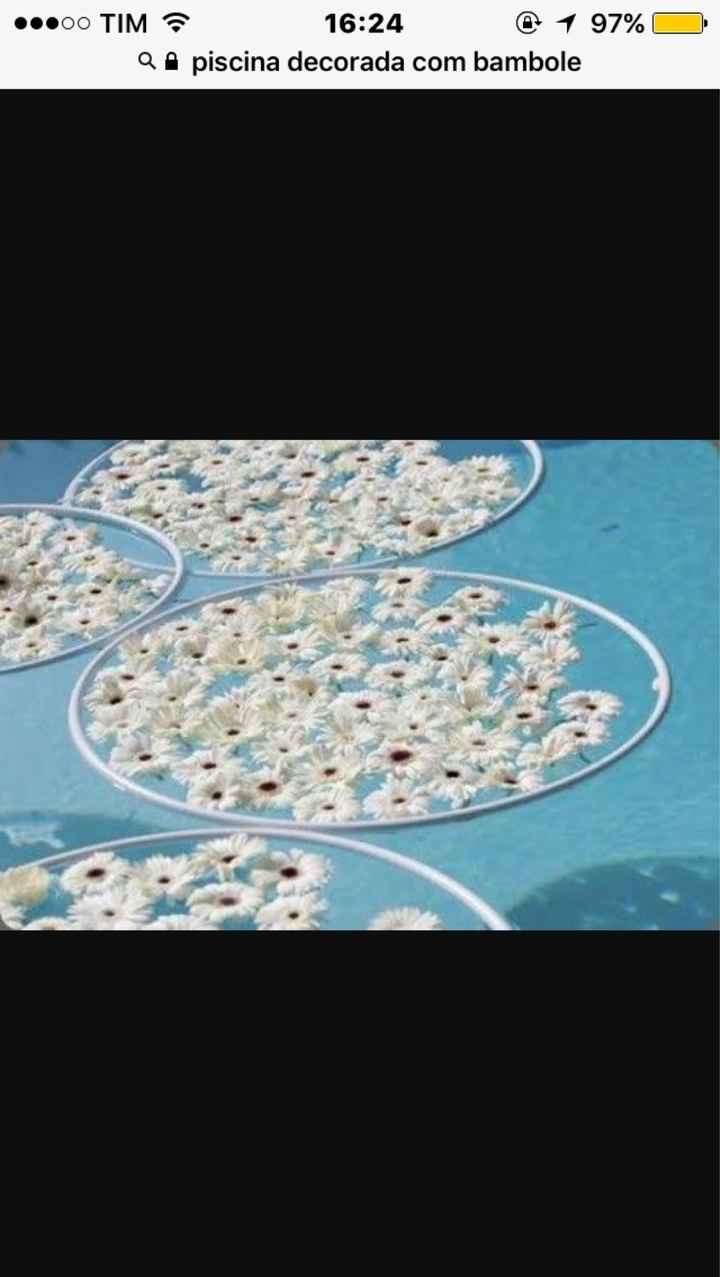 Decoração para a piscina #opinem - 2