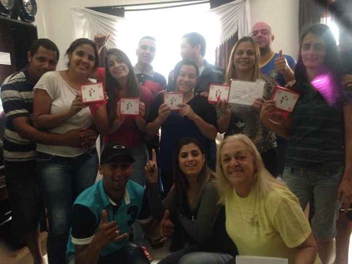 Entrega dos convites dos padrinhos - 1